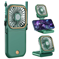 Ultimate Breeze 3-in-1 Portable Neck Fan with Power Bank and Phone Holder